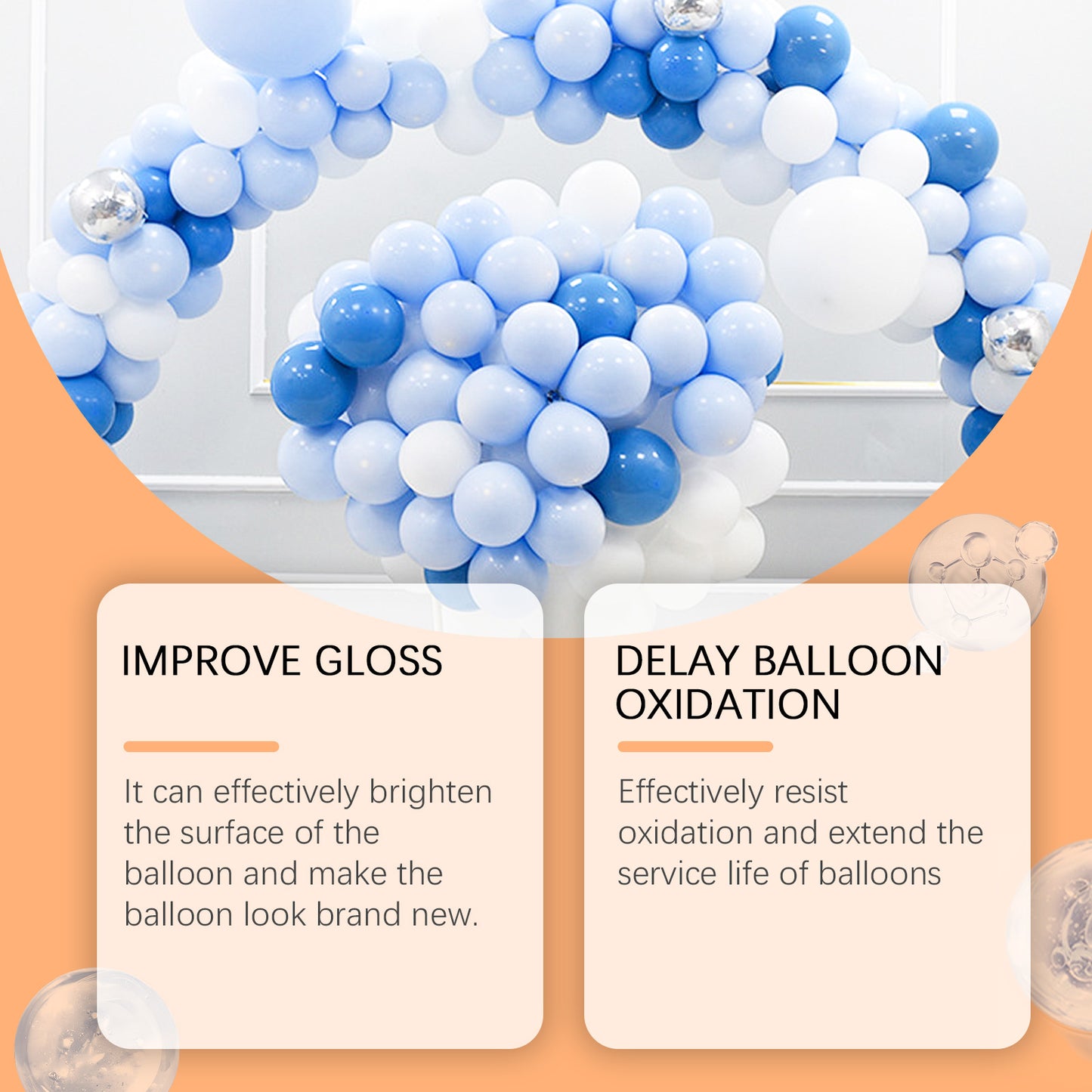 DOWMOO Latex Balloon Bright Spray Balloon Enhance Gloss Lasting Effect Increase Atmosphere Gloss Spray