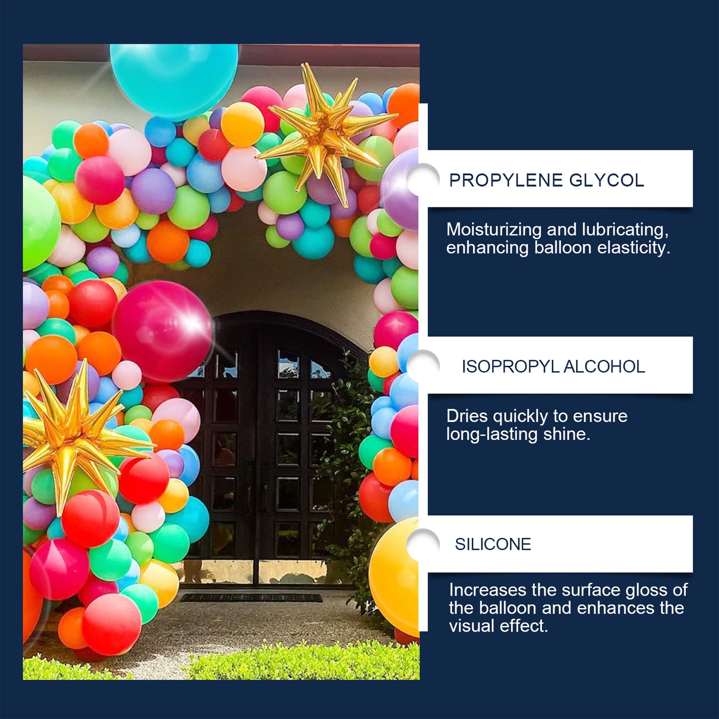 Dowmoo balloon high gloss spray balloon surface texture gloss durable anti-oxidation appearance polishing spray