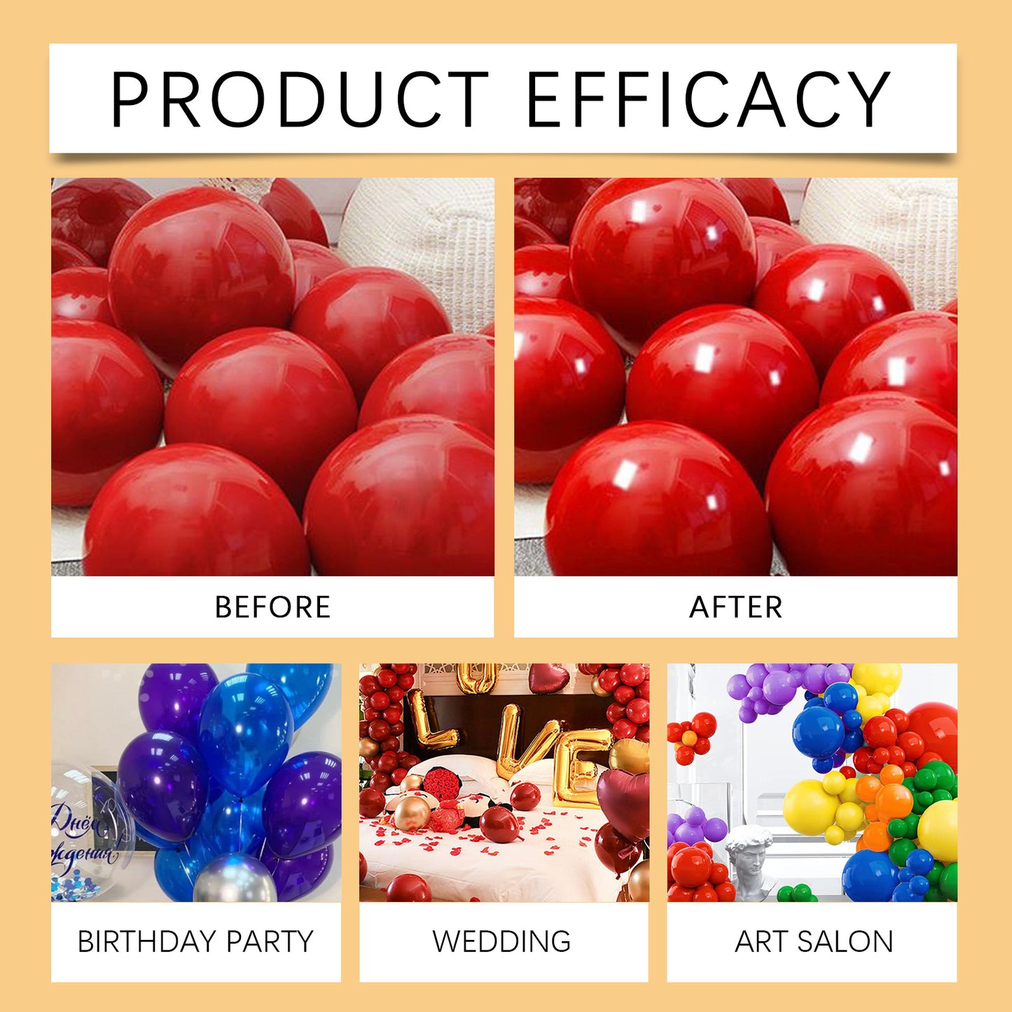 Dowmoo nitrogen balloon hanging protection liquid stable floating air more beautiful suitable for various occasions