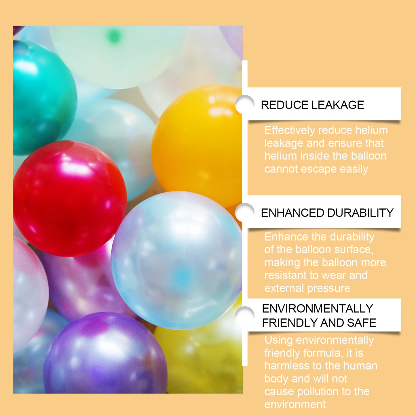 Dowmoo nitrogen balloon hanging protection liquid stable floating air more beautiful suitable for various occasions