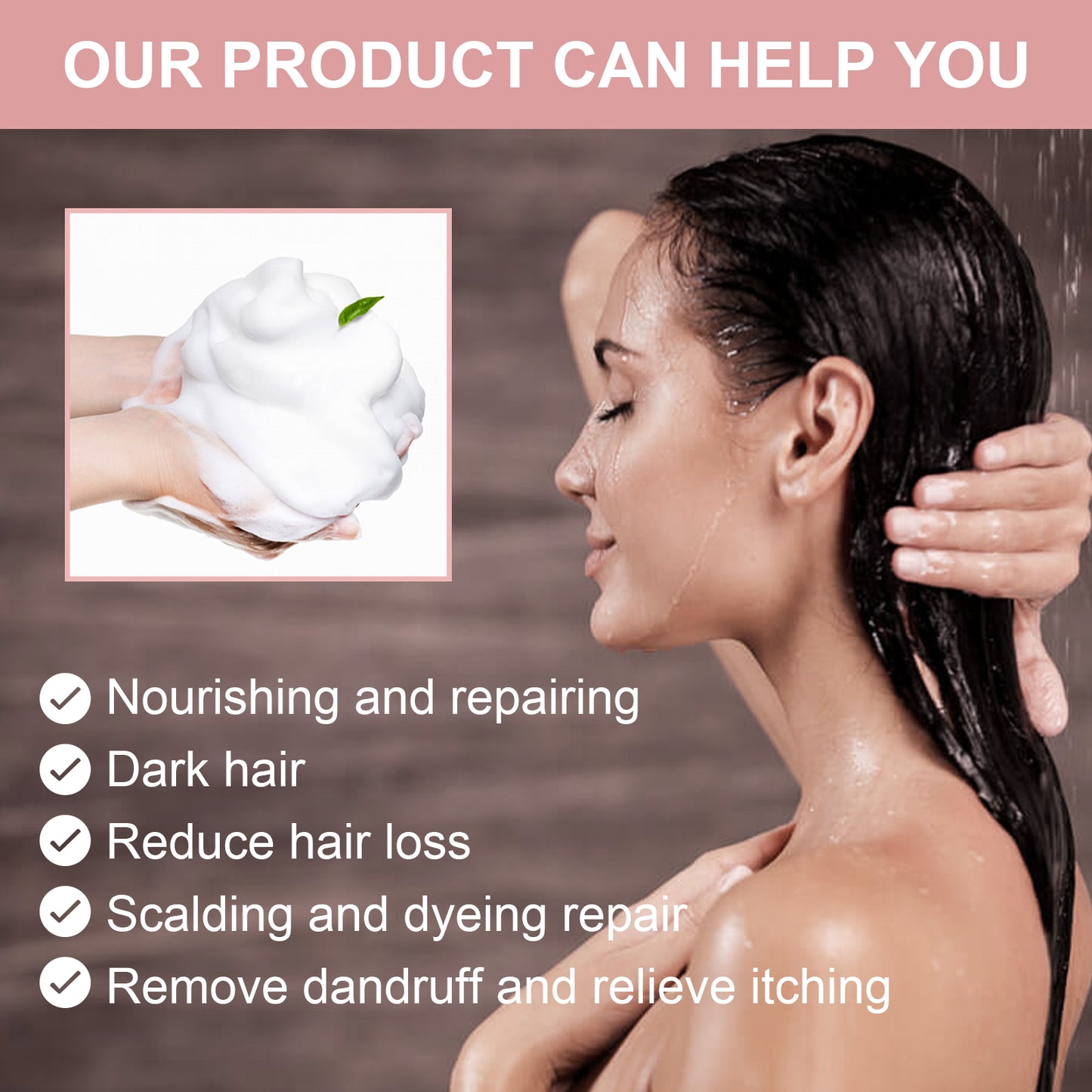 EELHOE Polygonum multiflorum White to Black Shampoo Soap Deep Cleansing Soft Nourishing Hair Solid Hair Shampoo Soap