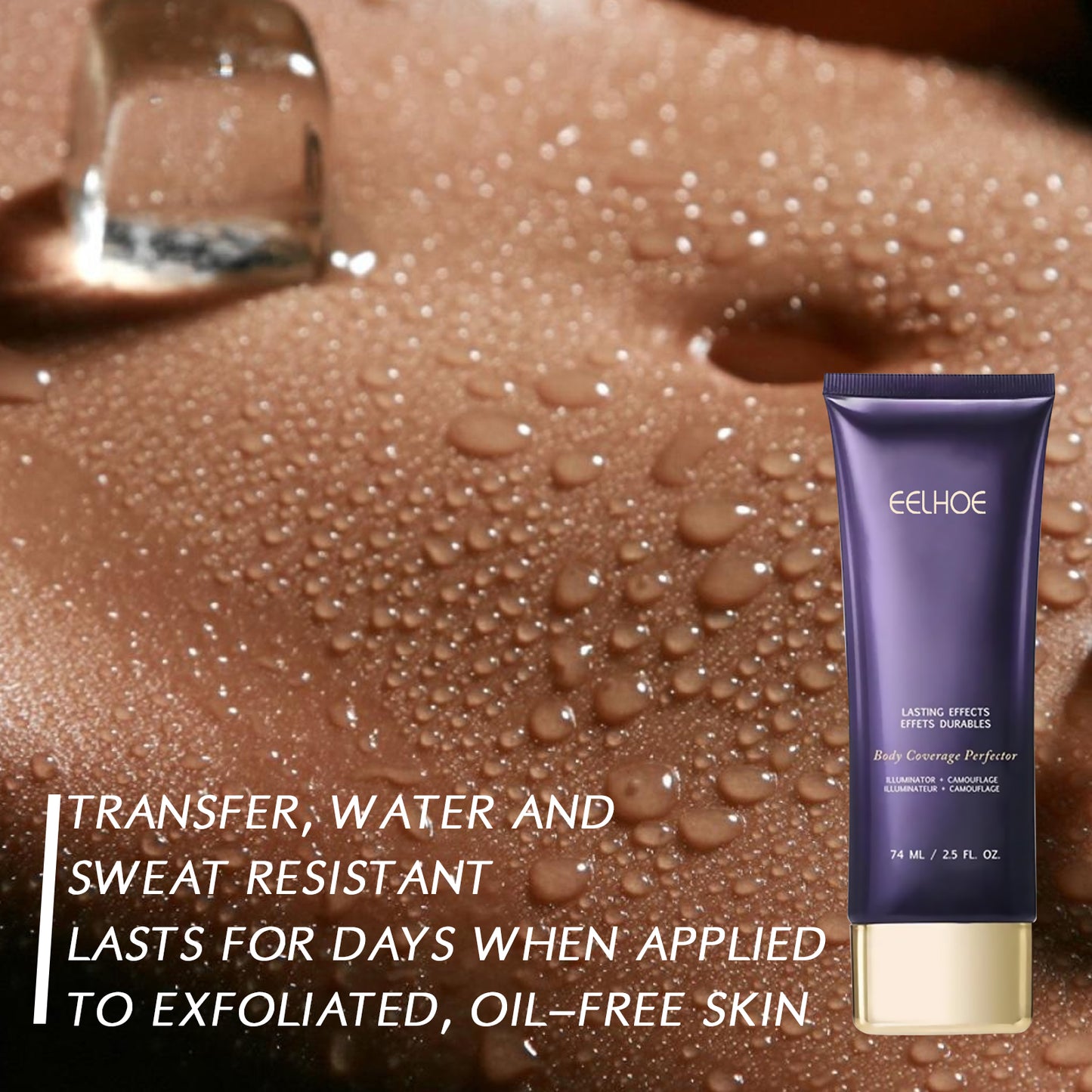 EELHOE Tattoo Concealer Repair Cream Cover Body Tattoo Scar Birthmark Moisturizing Whitening Invisible Concealer