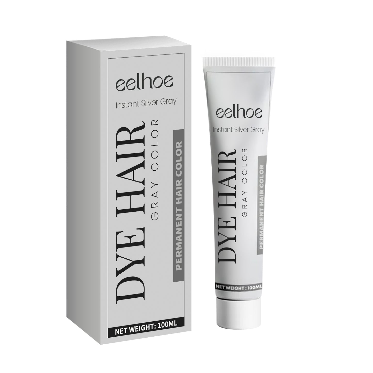 EELHOE gray hair cream natural hair color durable hair easy to color easy to clean