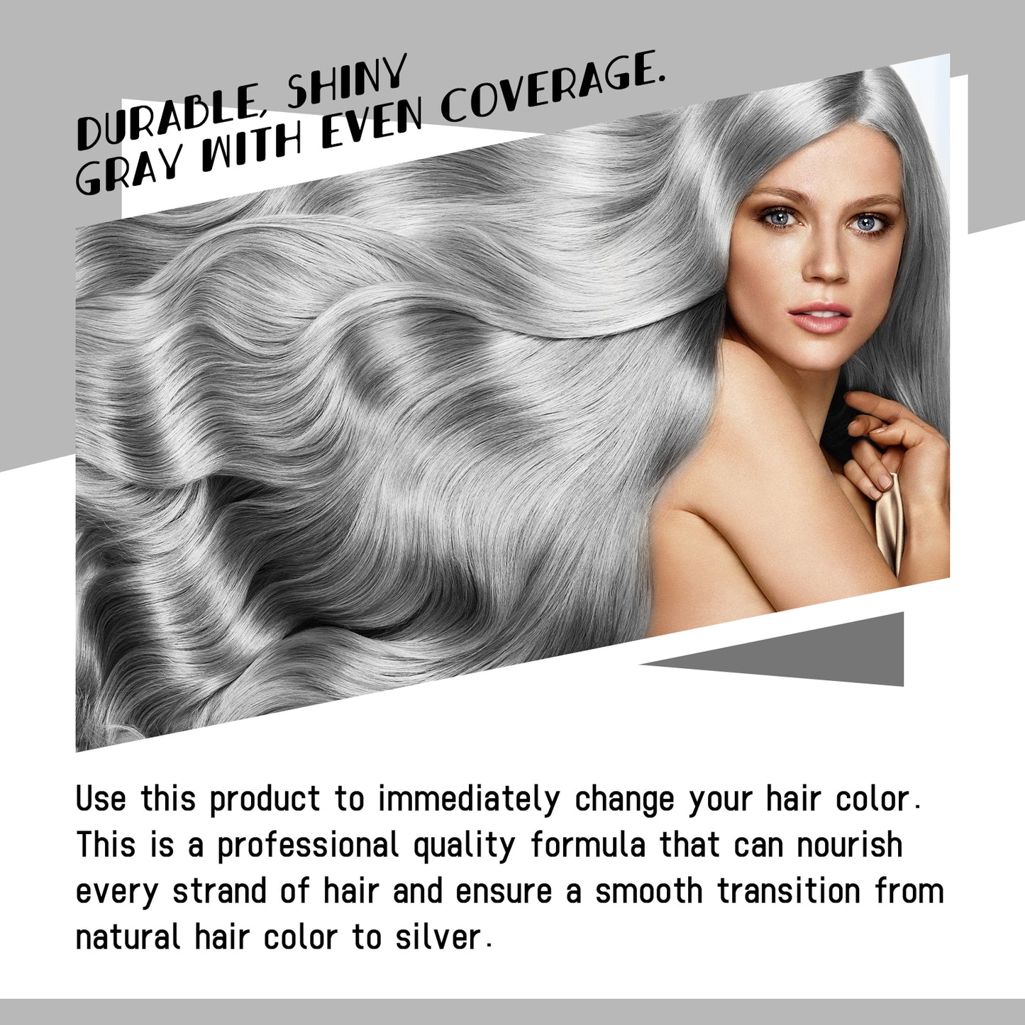 EELHOE gray hair cream natural hair color durable hair easy to color easy to clean