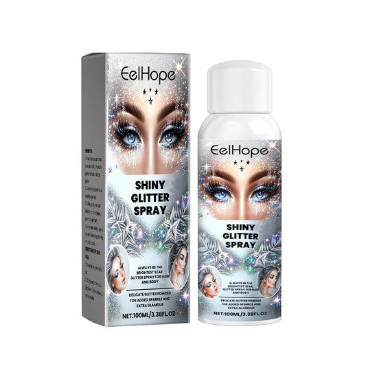 EELHOPE Shining Flash Spray Hair Body High Gloss Shimmer Ball Holiday Carnival Flash Spray
