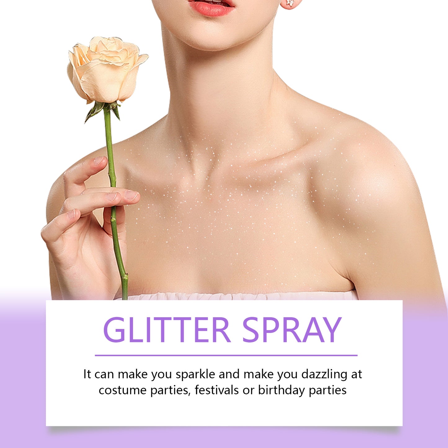 Eelhope Dazzling Star Flash Spray Night Shop Party Body Clavicle Arm Skin Star Flash Spray