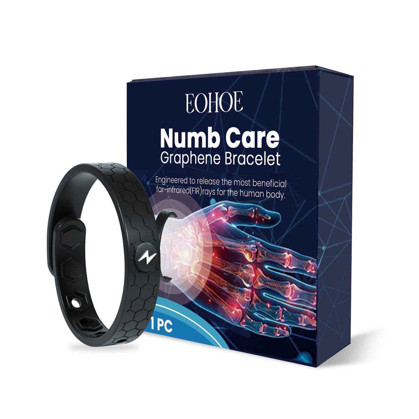 EOHOE Graphene Bracelet Hand Daily Collocation Decoration Portable Body Care Wrist Bracelet