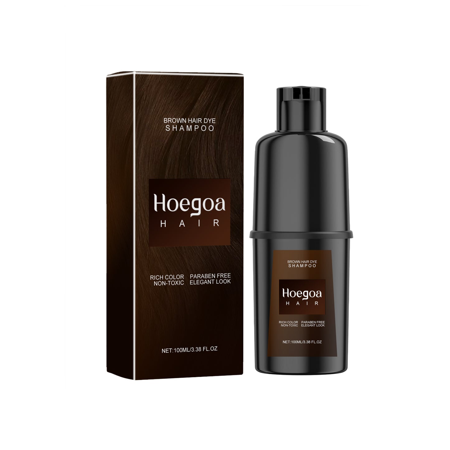 Hoegoa Hair Shampoo Gentle No Irritation No Scalp DIY Lasting Easy Coloring Hair Shampoo