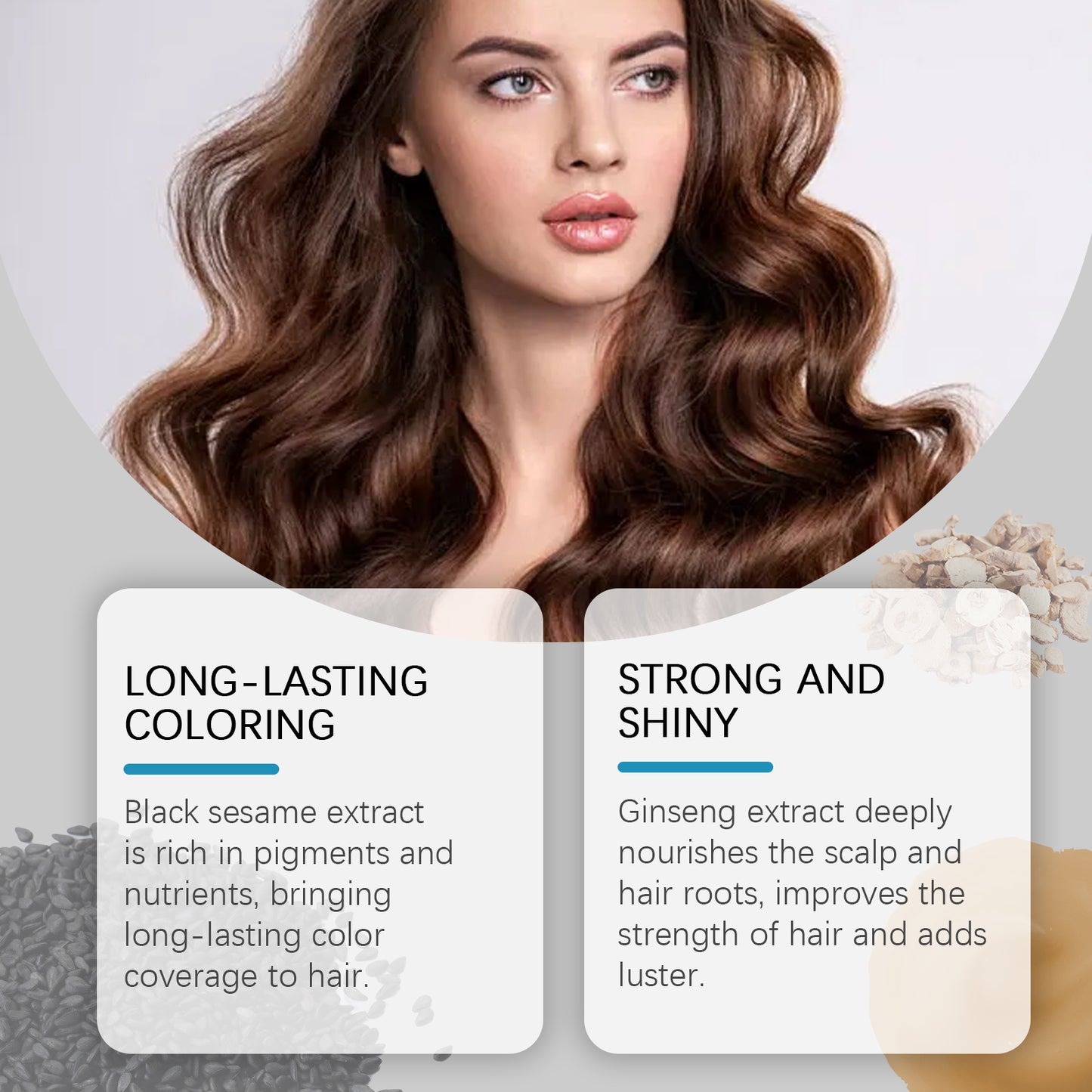Hoegoa Hair Shampoo Gentle No Irritation No Scalp DIY Lasting Easy Coloring Hair Shampoo