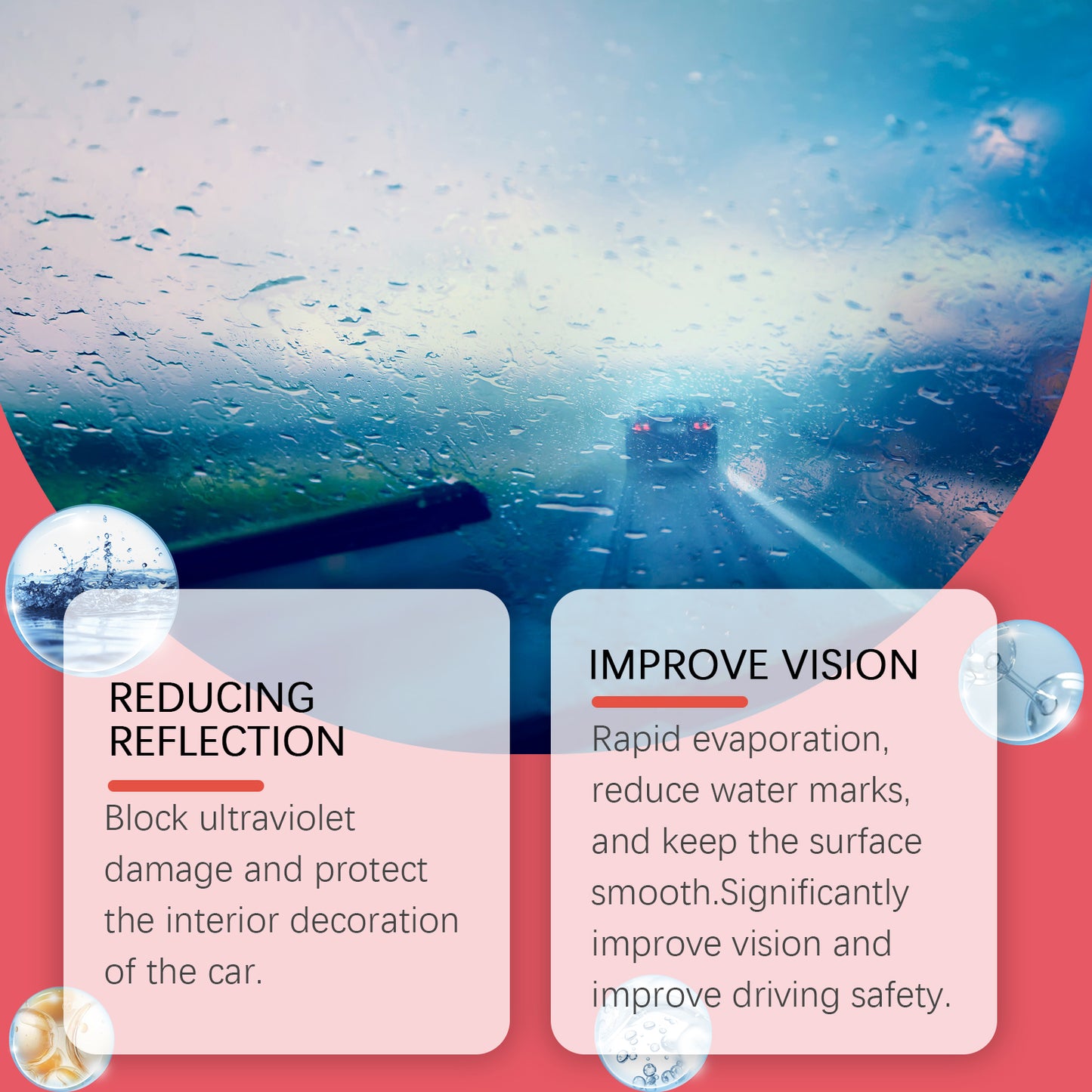 Homonth car windshield cleaner windshield renovation decontamination cleaning oil film cleaner