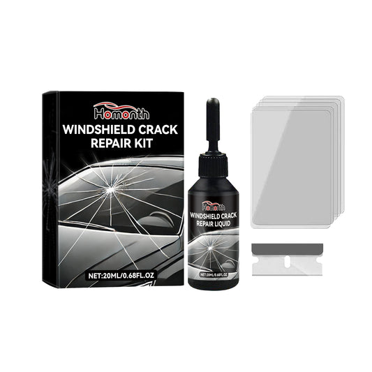 Homonth car windshield crack care solution car glass care tool crack glass adhesive