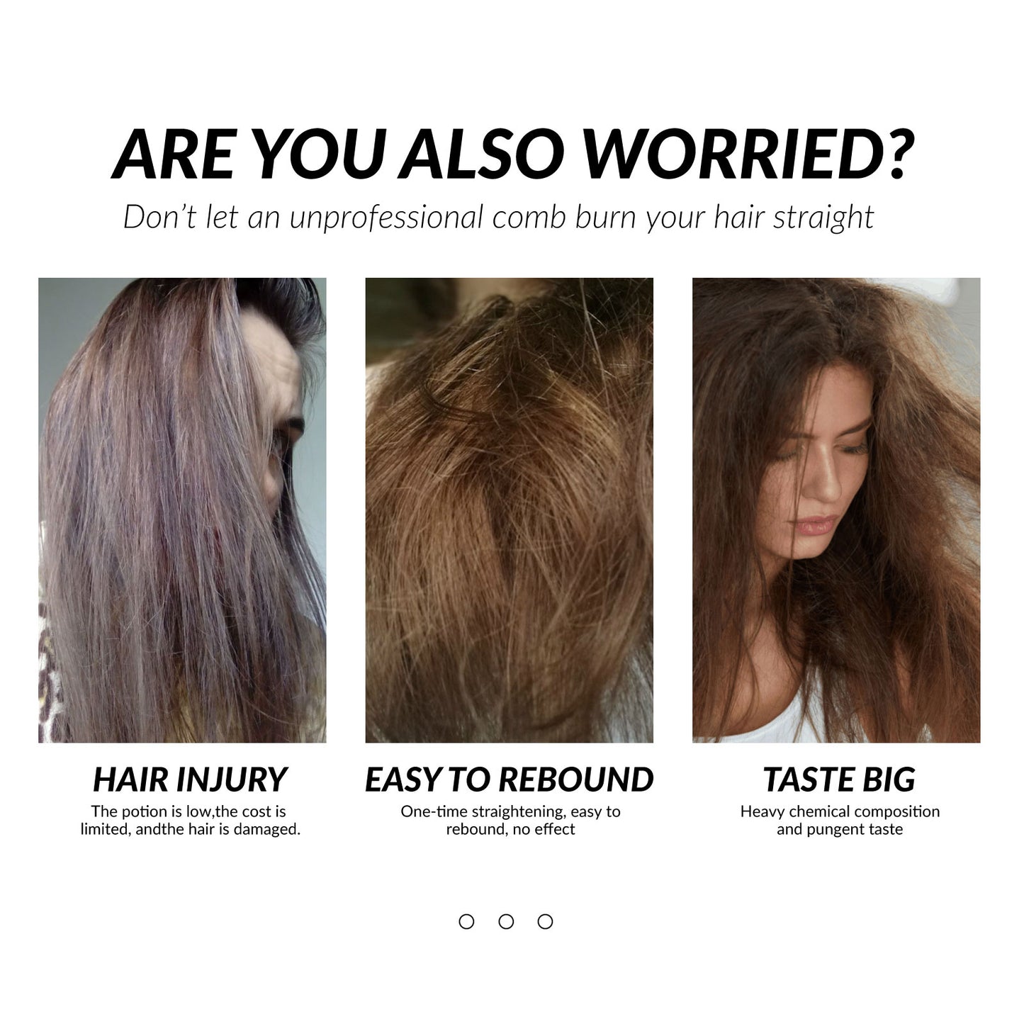Hoygi Wash-Free Hair Care Mask for Repair of Hair Tail, Perm and Dye Damage, Dry and Fragrant, Soft and Lasting Hair Care Mask