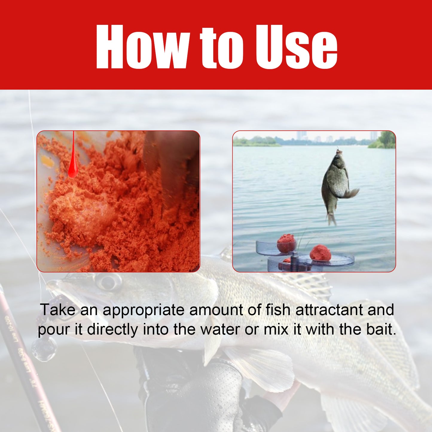 HozoneX fish attractant concentrated fishing comprehensive bait fast nesting red worm liquid thick fishy fish attractant opening agent