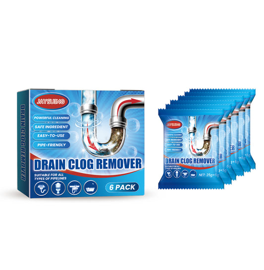 Jaysuing Drain Pipe Blockage Removal Powder Toilet Kitchen Sewer Blockage Prevention Dredge Cleaning Deodorant Powder