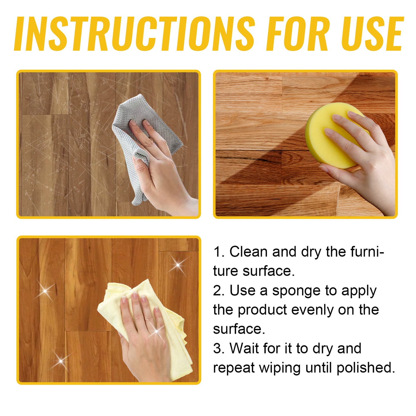 Jakehoe Floor Cleaner Household Wooden Floor Protection Cleaning Wax Decontamination Dust Brightening Gasing