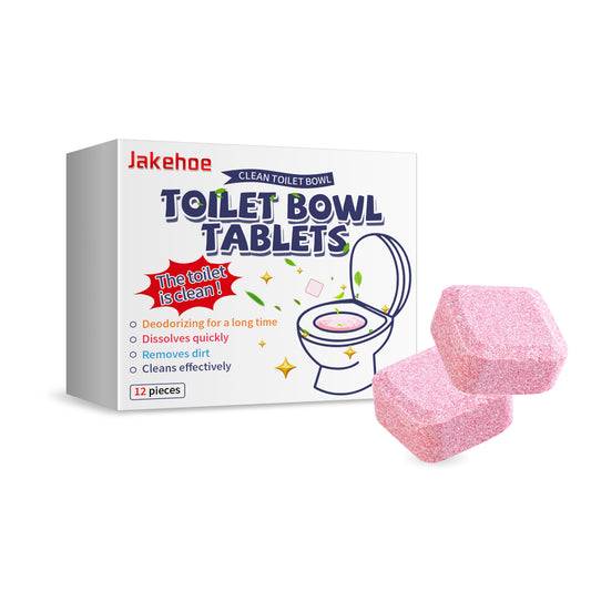 Jakehoe Toilet Effervescent Tablets Toilet Toilet Cleaning Spirit Cleaning Odor Yellow Stain Dirt Urine Stain Toilet Cleaning Tablets