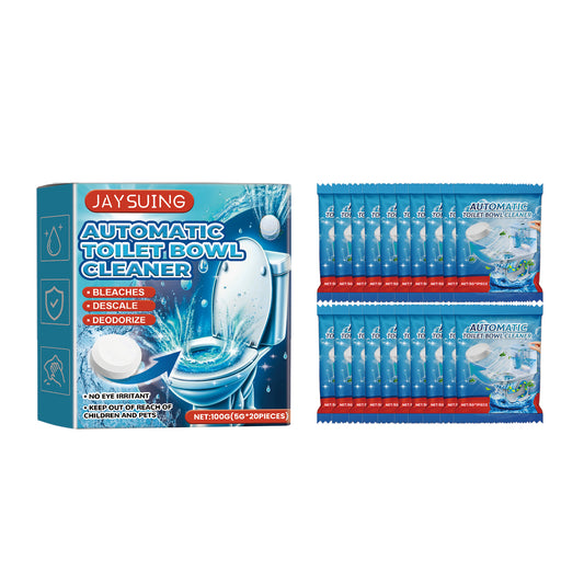 JAYSUING toilet cleaning tablets toilet easy cleaning decontamination efficient descaling deodorant cleaning toilet effervescent tablets