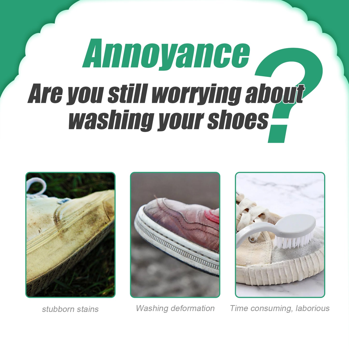 Jue-Fish Shoes Stain Removal Yellow Gel Oxidation Cleaning Stain Yellow Edge Wash-Free Gel White Shoes