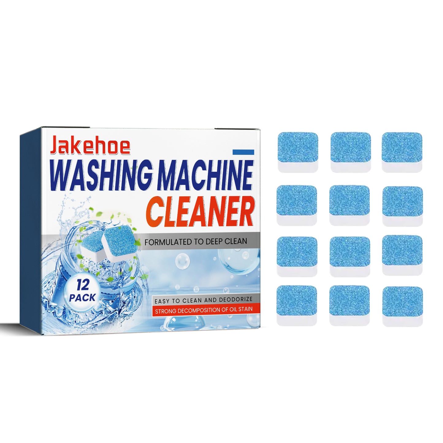 Jakehoe washing machine cleaning sheet drum type water tank washing machine cleaning odor dirt clean smell cleaning sheet