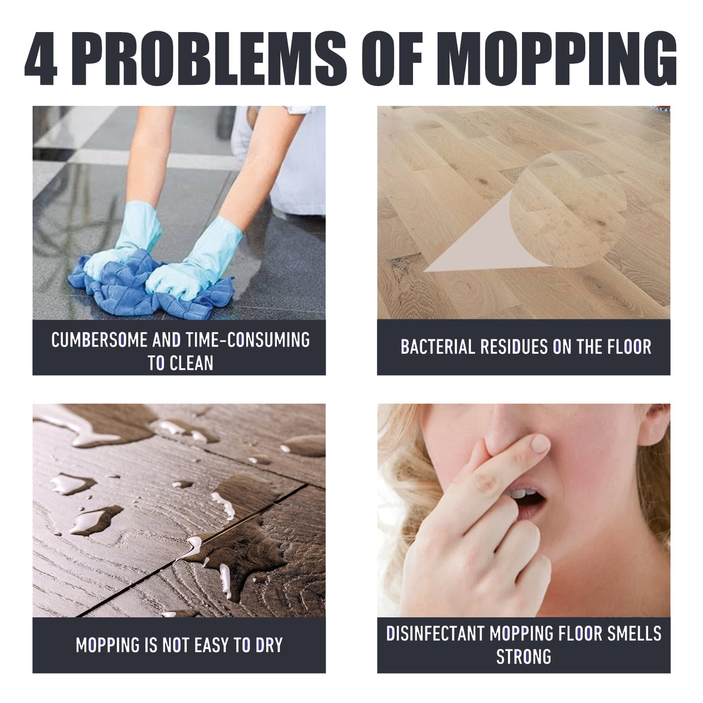 Jakehoe Floor Cleaner Wooden Floor Marble Floor Strong Decontamination Brightening Polishing Cleaner