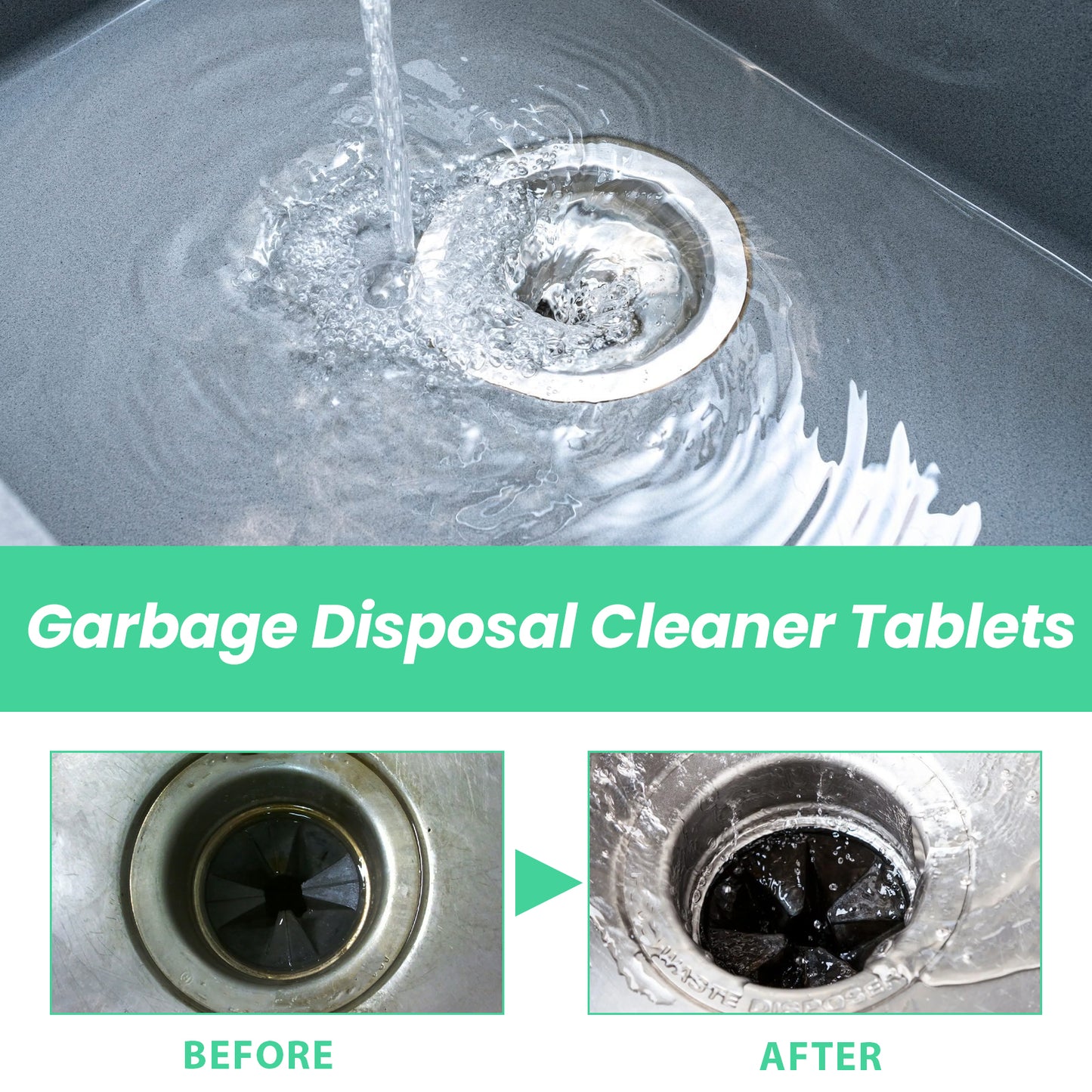 Jakehoe garbage processor cleaning block kitchen food kitchen waste treatment agent pipe cleaning block