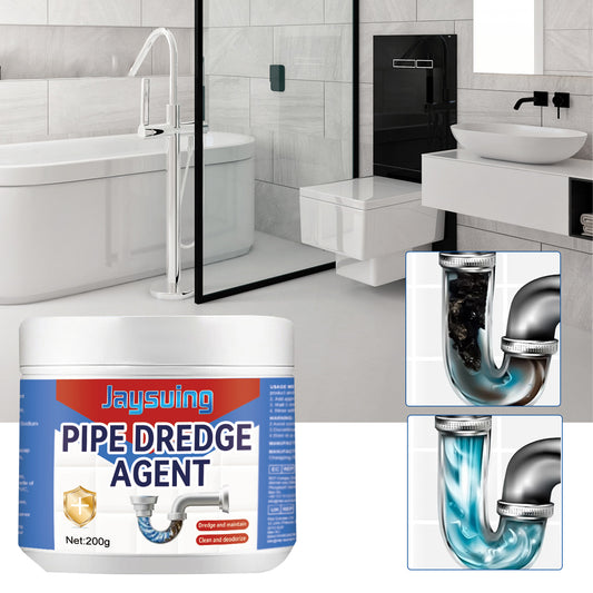 jaysuing pipe dredging agent kitchen toilet drainage pipe blockage cleaning stains deodorant dredging agent