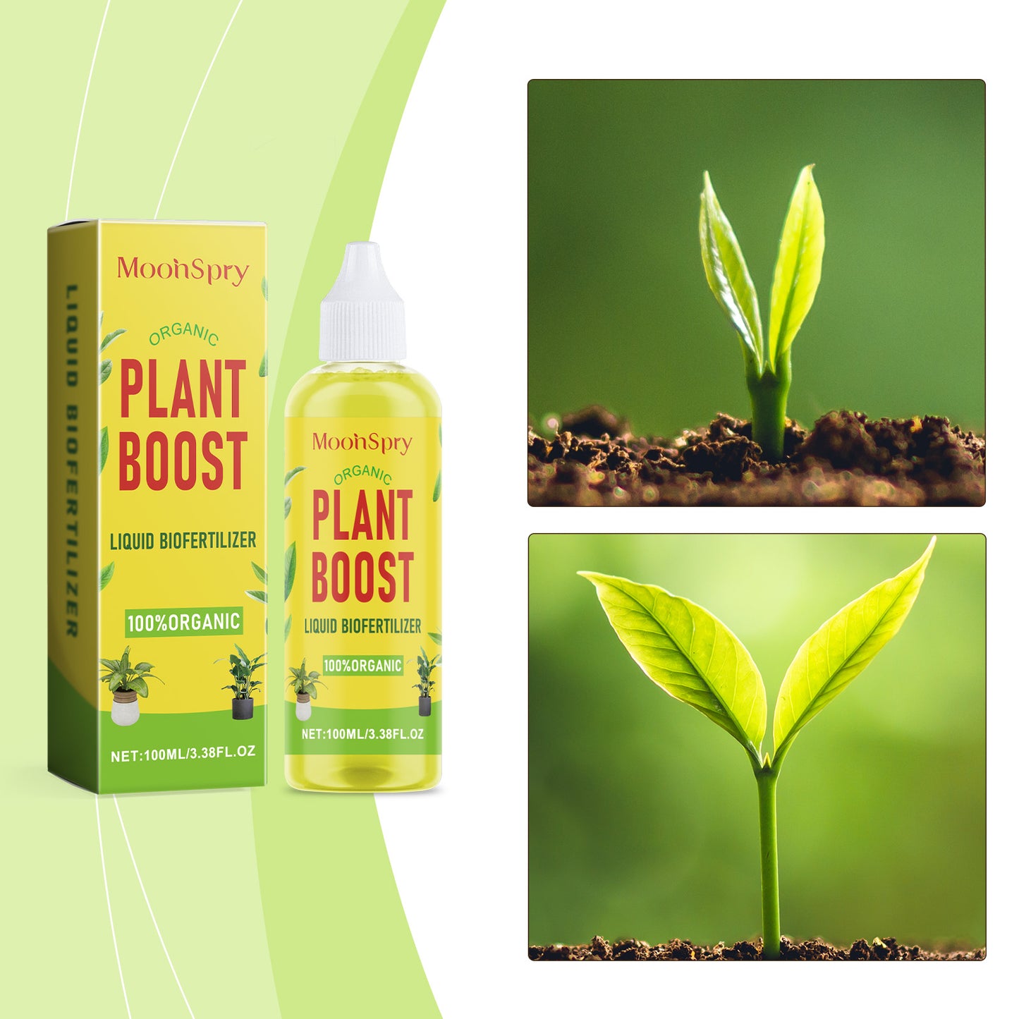 MoonSpry Plant Nutrient Solution Lawn Plant Green Leaf Flower Potted Plant Universal Whole Plant Fertilizer Nutrient Solution