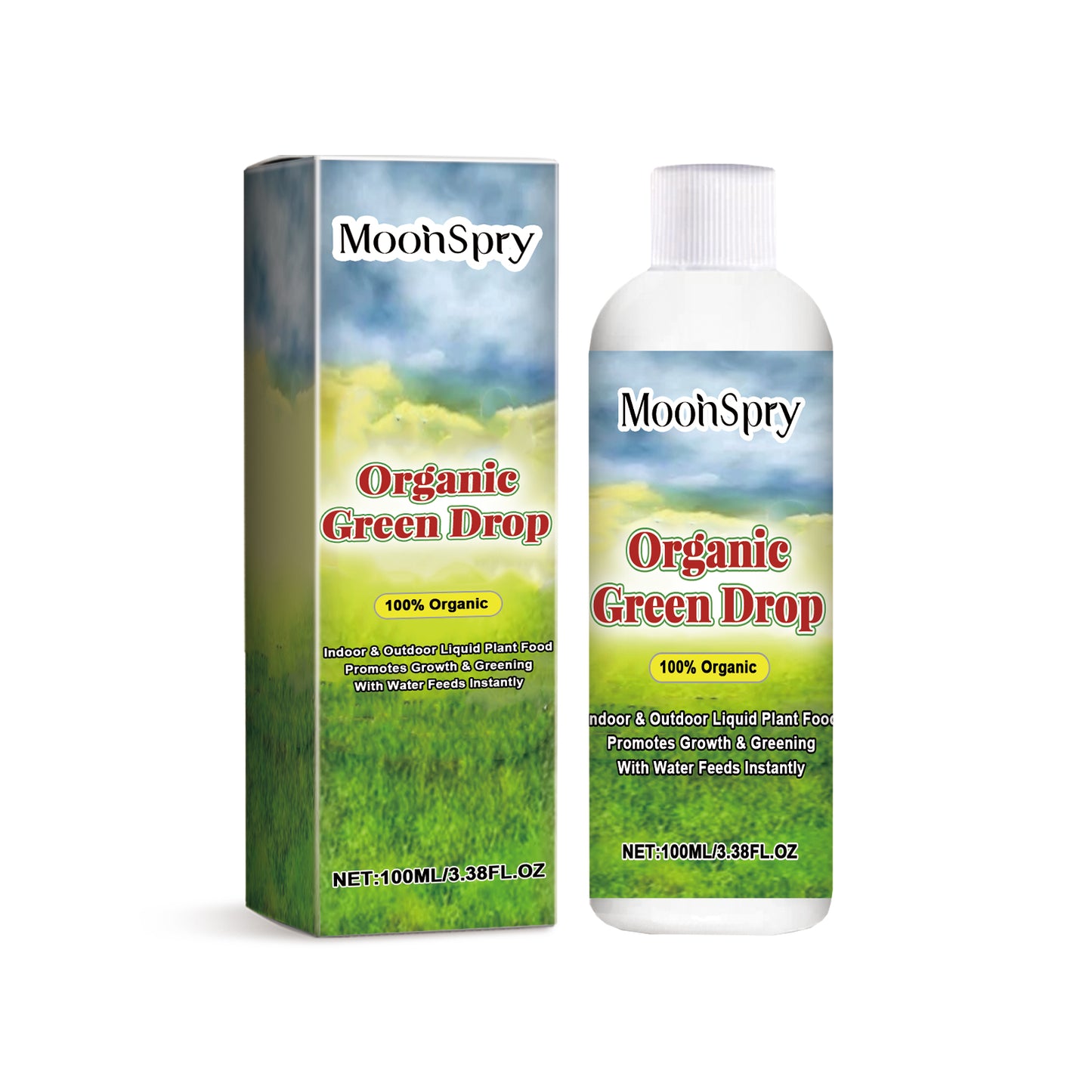 MoonSpry Plant Growth Solution Potted Green Leaf Lawn Flower Plant Hair Root Supplemental Fertilizer Nutrient Solution