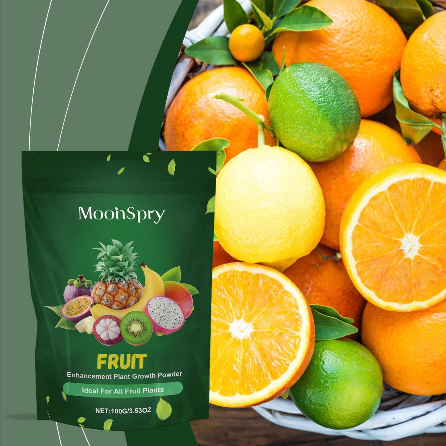 MoonSpry Fruit Plant Growth Powder Universal Mild Granular Vegetable Planting Green Plant Fertilizer Nutritional Powder