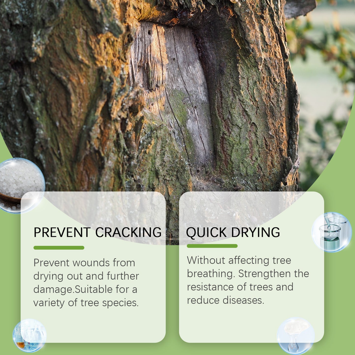 MoonSpry Tree Wound Healing Cream Plant Seedling Fruit Tree Grafting Wound Coating Rooting Smear