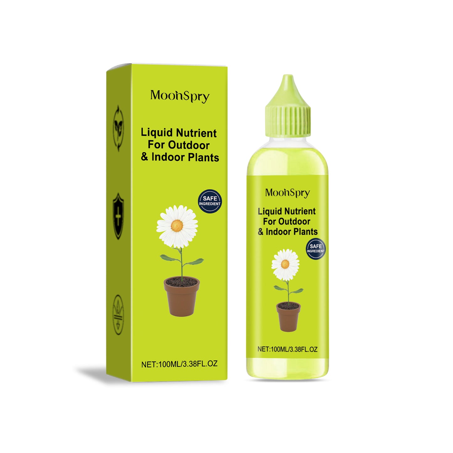 MoonSpry indoor and outdoor plant nutrient solution green leaf lawn flower potted fertilizer hair root growth nutrient solution