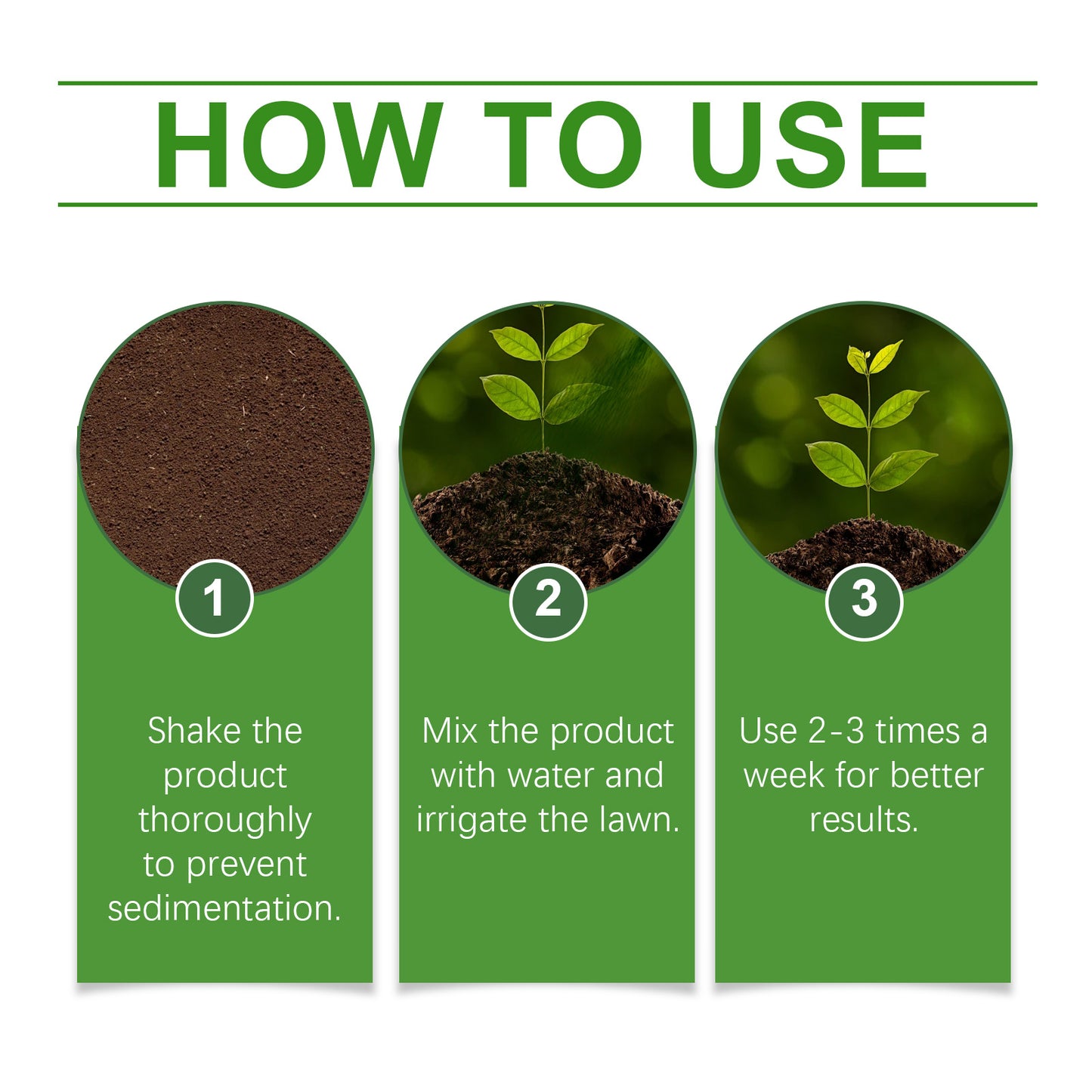 MoonSpry green lawn growth agent outdoor home lawn green plant root growth nutrient solution