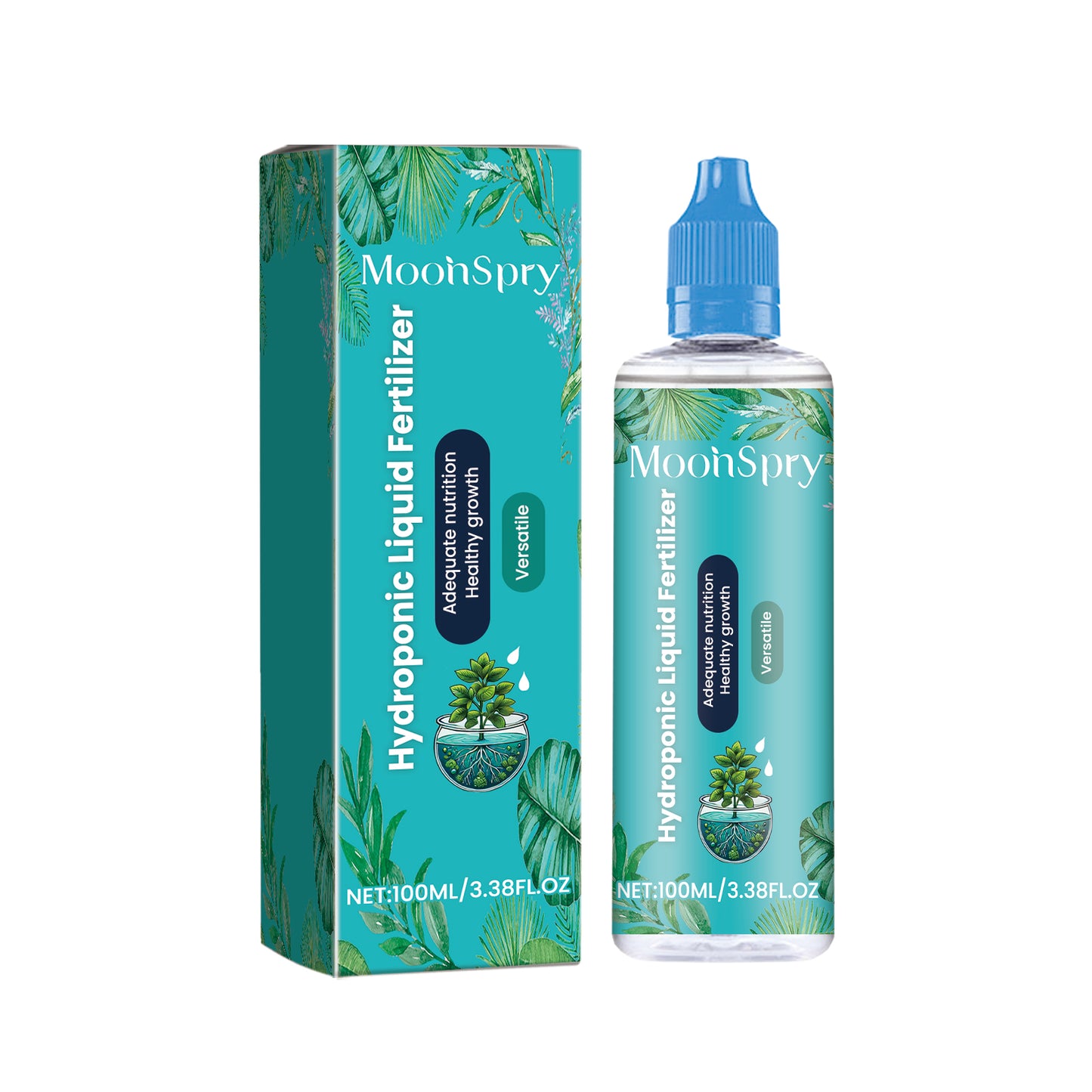 MoonSpry hydroponic liquid fertilizer lawn green leaf growth nutrient solution plant concentrated fertilizer supplement