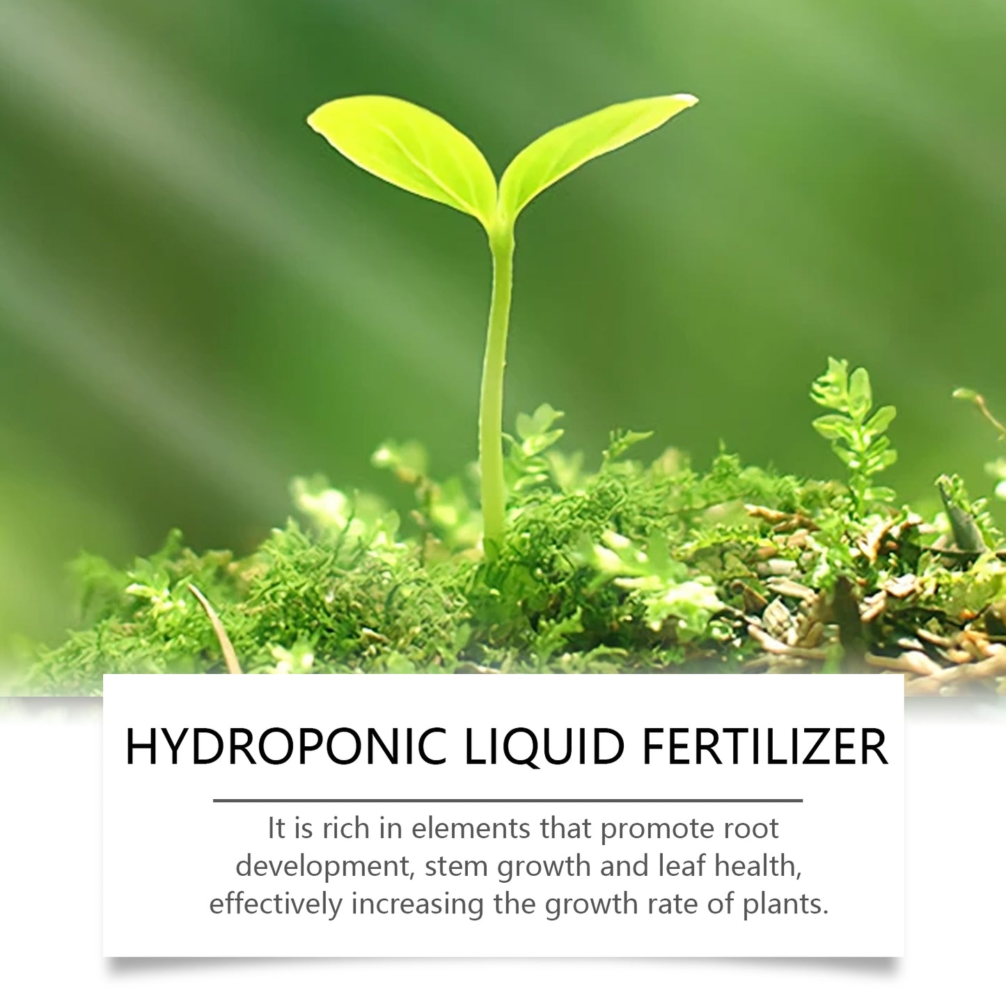 MoonSpry hydroponic liquid fertilizer lawn green leaf growth nutrient solution plant concentrated fertilizer supplement