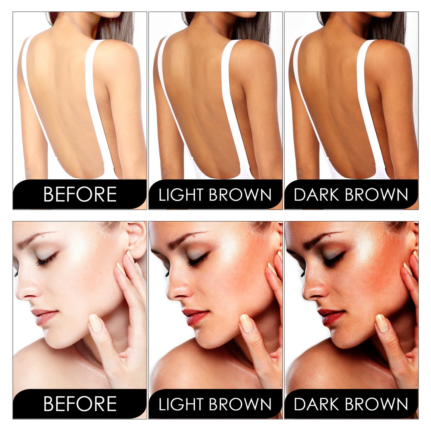 OceAura Helping Black Mousse Summer Outdoor Seaside Helping Sun Hydrating Moisturizing Skin Beauty Natural Fashion Wheat Color