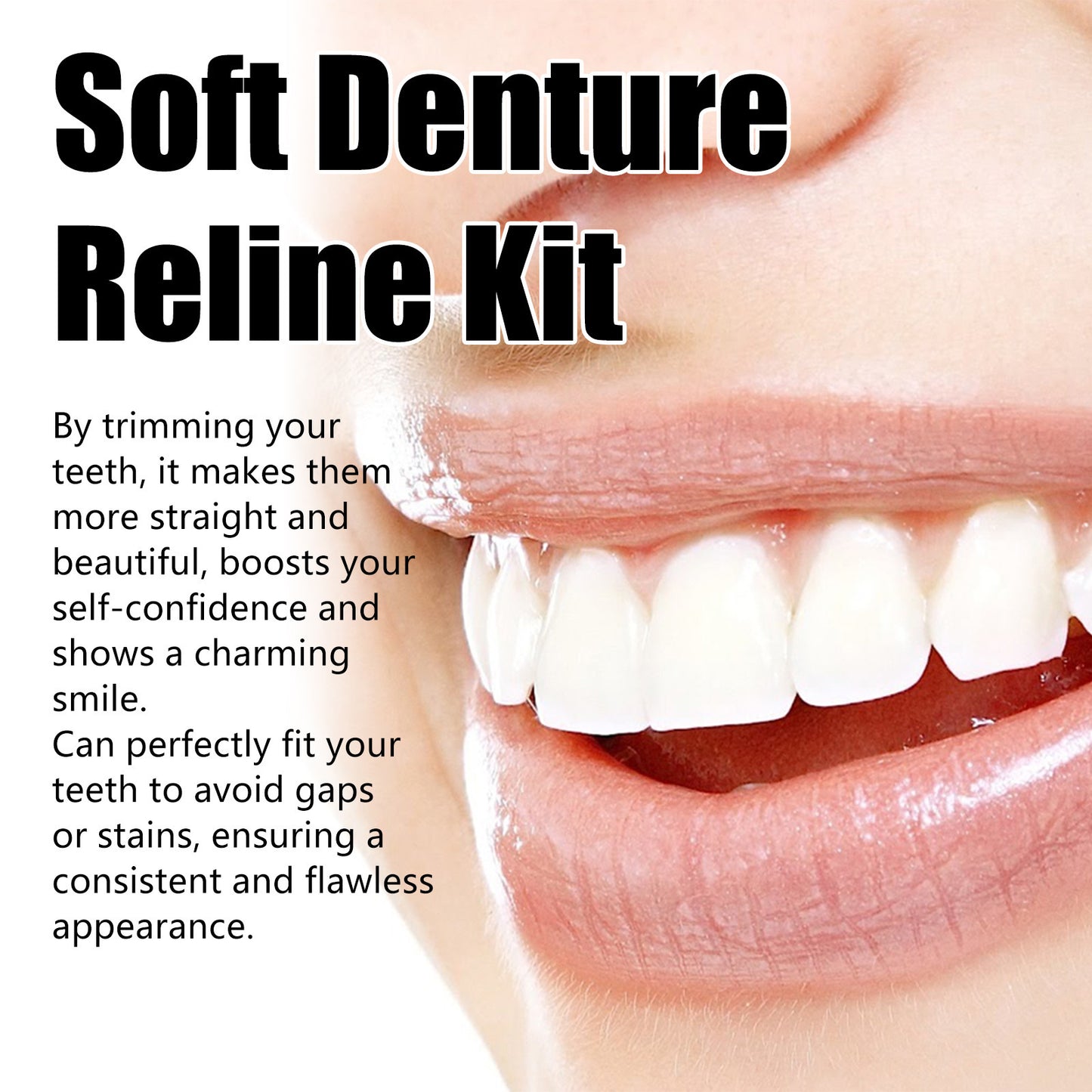 Oralhoe Modified Teeth Denture Set Modified Teeth Gap Fitting Denture Set Correcting Teeth Set