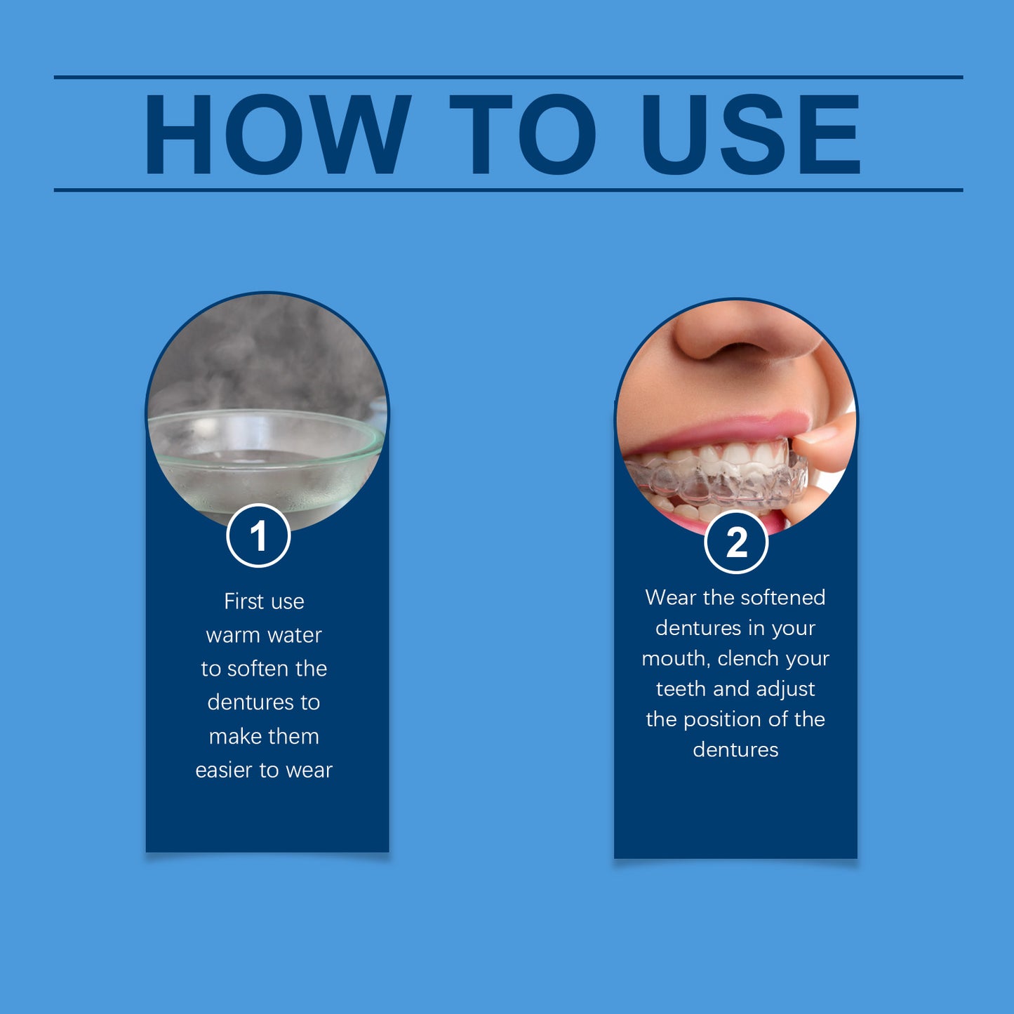 Oralhoe adjustable snap-on denture simulation braces denture temporary filling teeth correction teeth care