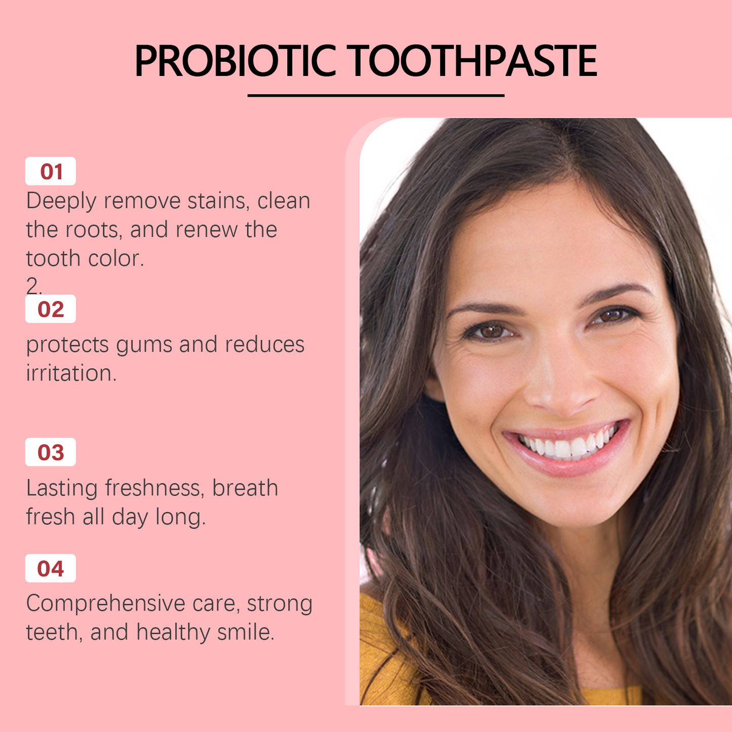 Oralhoe Probiotics Brightening Mint Toothpaste Fresh Breath Clean Teeth Care Teeth Oral Care