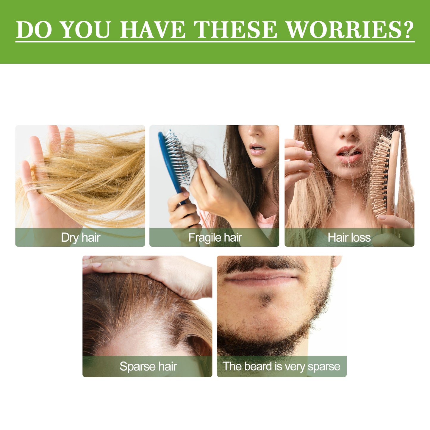 OUHOE Hair Care Rosemary Oil Anti-hair-loss Nourishing Strong Hair Care Essential Oil