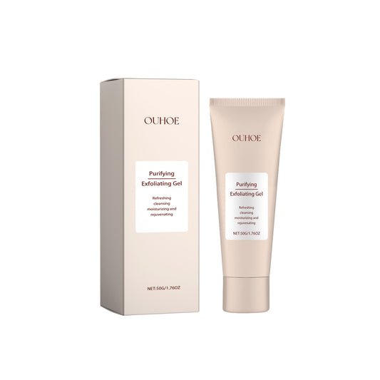 OUHOE Exfoliating Gel Skin Gentle Cleansing Shrink Pore Skin Exfoliating Blackhead Gel