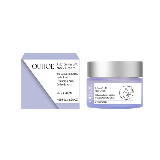 OUHOE Moisturizing Neck Cream Neck Skin Moisturizing and Moisturizing Care Desalinating Fine Line Moisturizing and Smooth Neck Cream