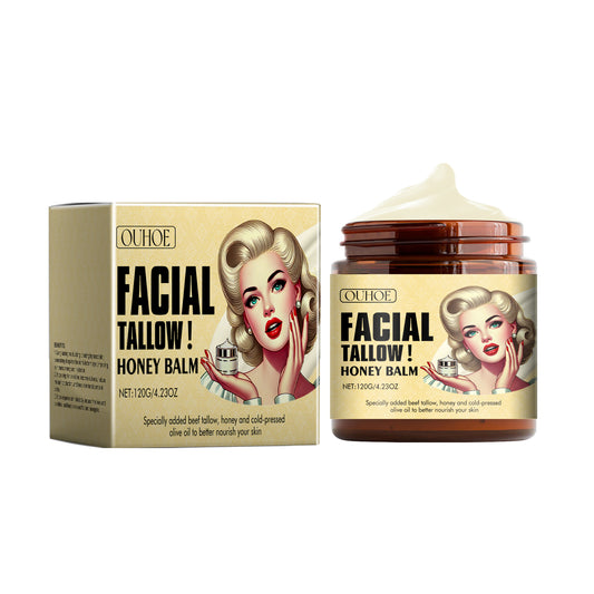 OUHOE Tallow Honey Moisturizing Cream Body Deep Moisturizing Hydrating Moisturizing Maintaining Skin Elasticity Moisturizing Cream