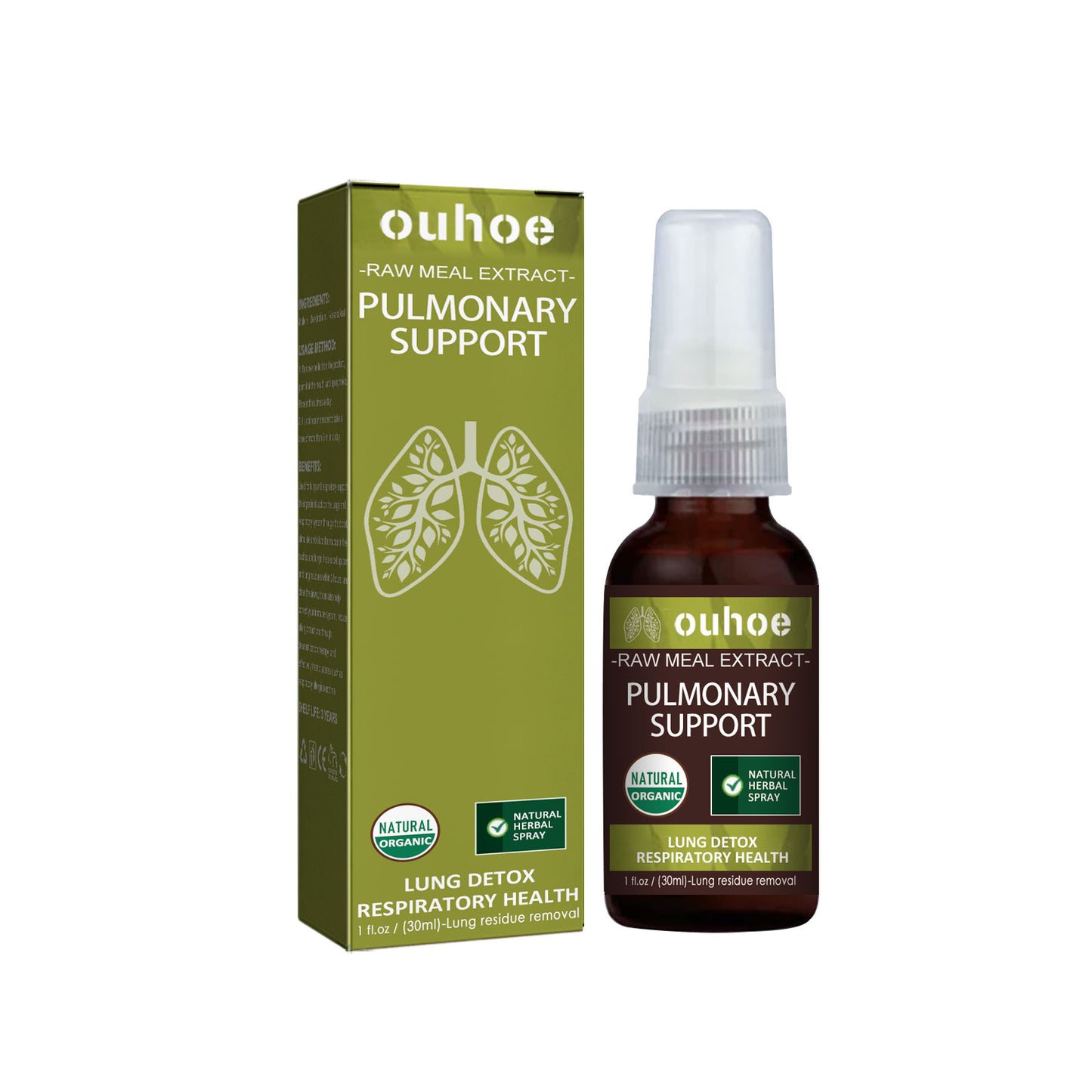 OUHOE Herbal Care Spray to relieve expectoration and dry itchy throat breath refreshing body care oral spray