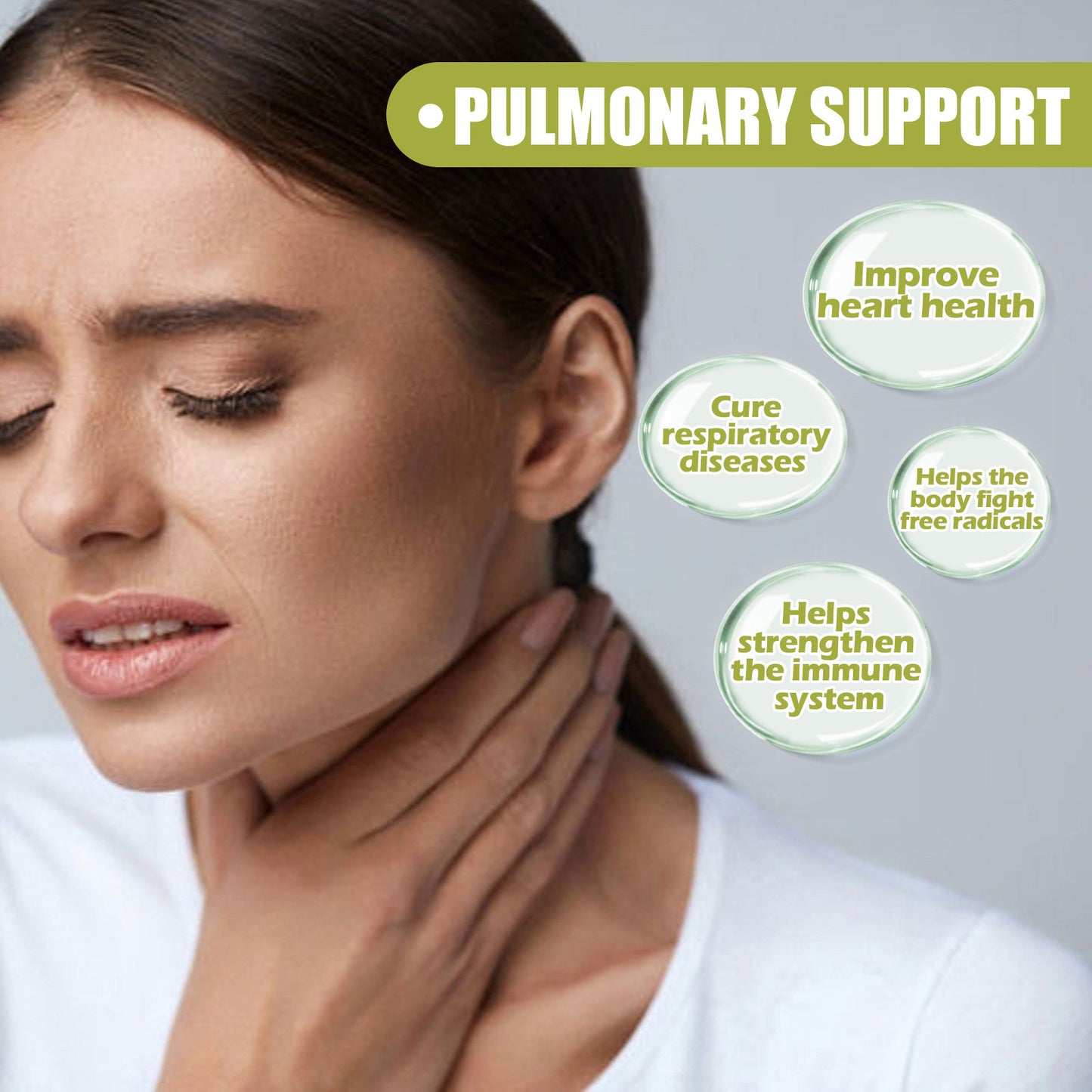 OUHOE Herbal Care Spray to relieve expectoration and dry itchy throat breath refreshing body care oral spray