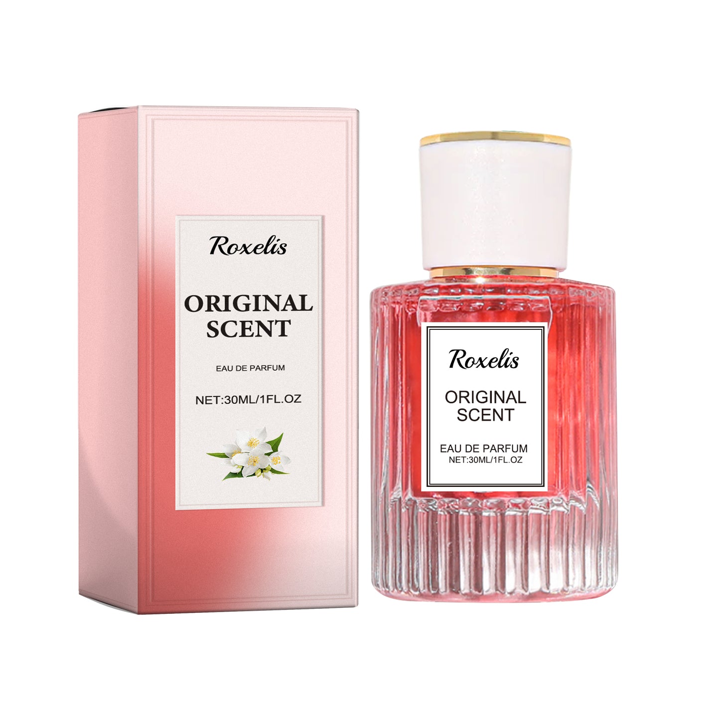 Roxelis Jasmine Women's Pheromone Perfume Wrist Ear Neck Natural Lasting Light Fragrance Refined Elegant Feminine Charm