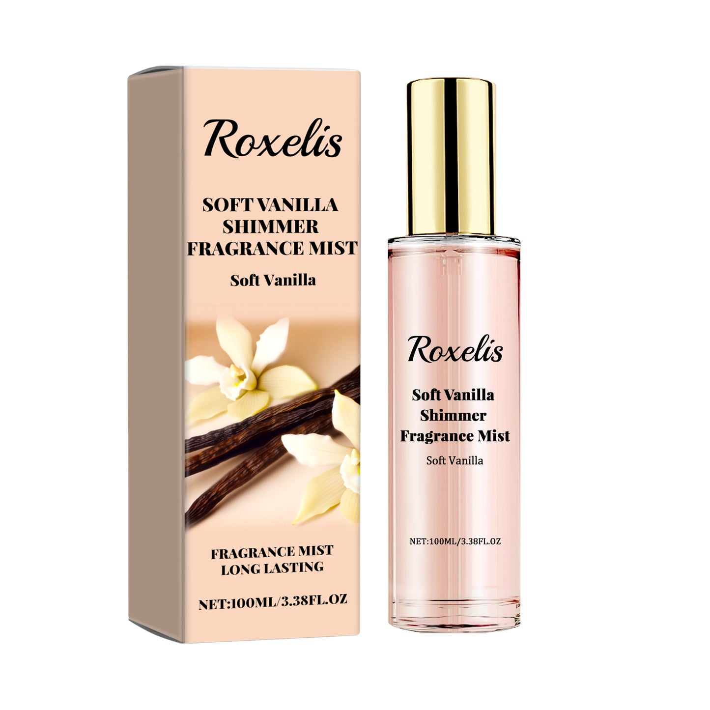 Roxelis Naked Vanilla Flash Perfume Spray Lasting Fragrance Fresh and Natural Couple Dating Carry-on Atmosphere Encounter Perfume