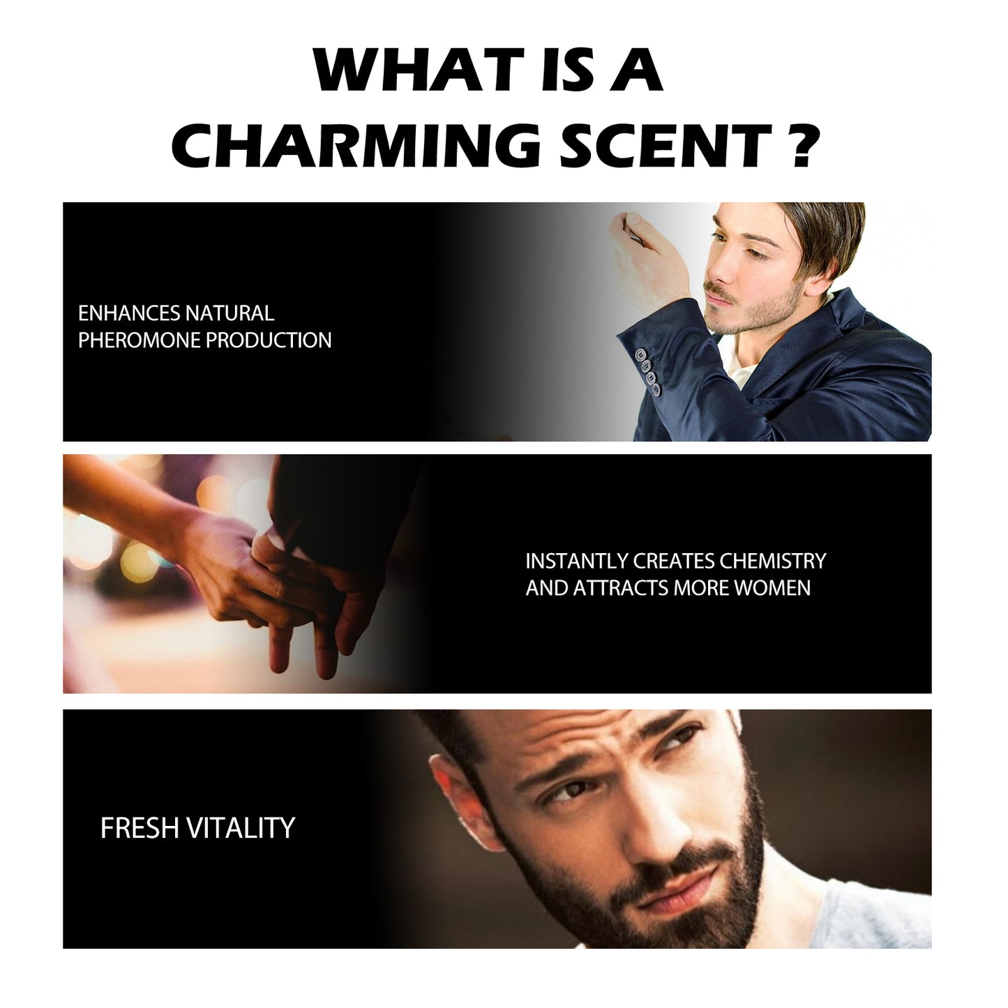Roxelis men's eau de toilette spray lasting fragrance fresh natural elegant release charm dating atmosphere niche perfume