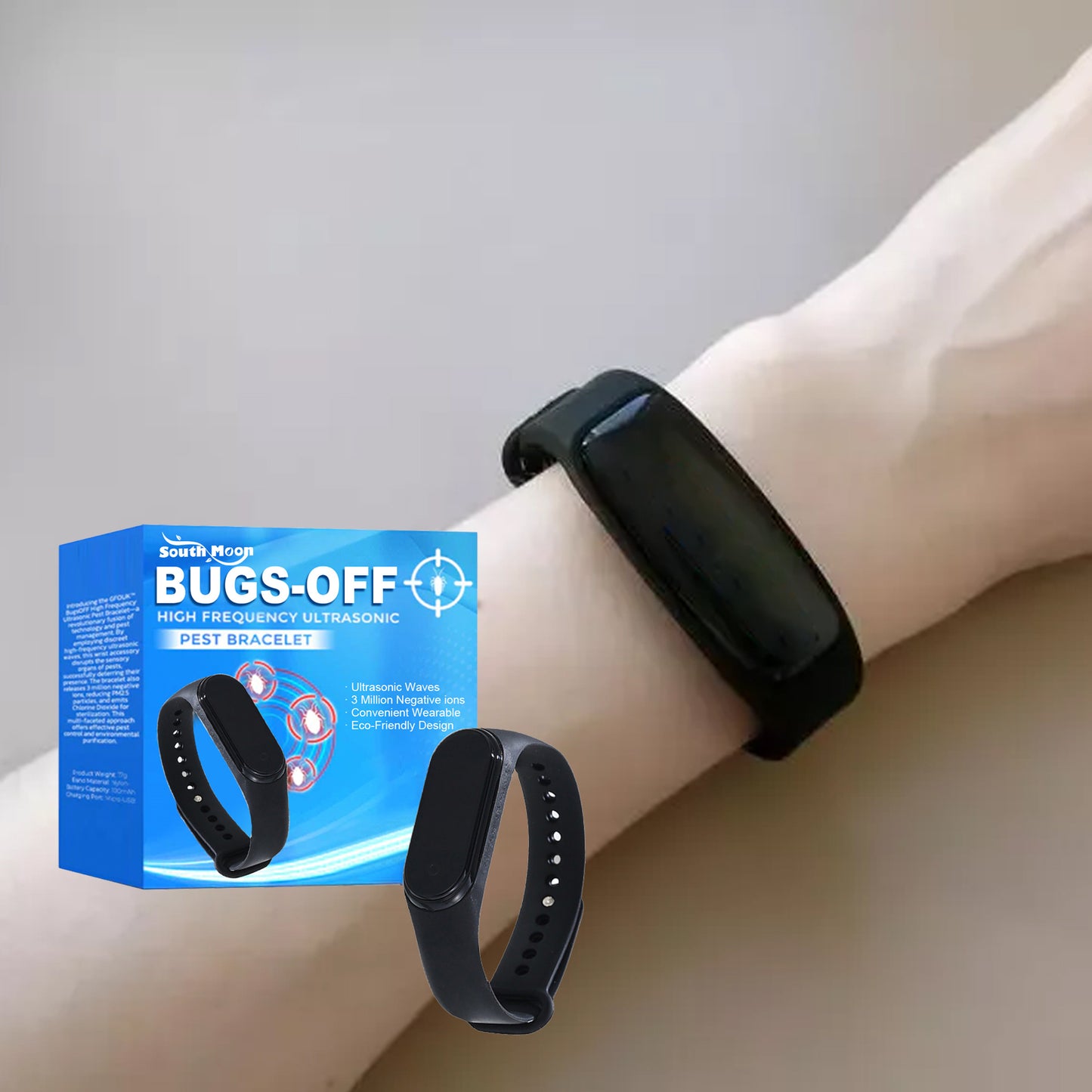 South Moon Body Care Bracelet Gentle Care Unisex Portable Fashion Care Bracelet