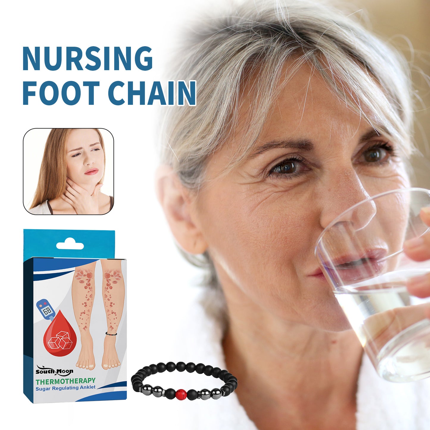 South Moon Tangshu Care Foot Soothing Dizziness Body Discomfort Tangshu Health Care Foot