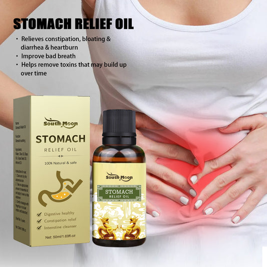 South Moon Stomach Oil Clearing Stomach and Stomach Relief Gastrointestinal Discomfort Massage Care Compact Slimming Oil